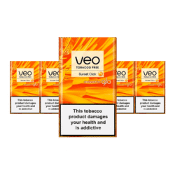VEO Sunset Click tobacco-free sticks